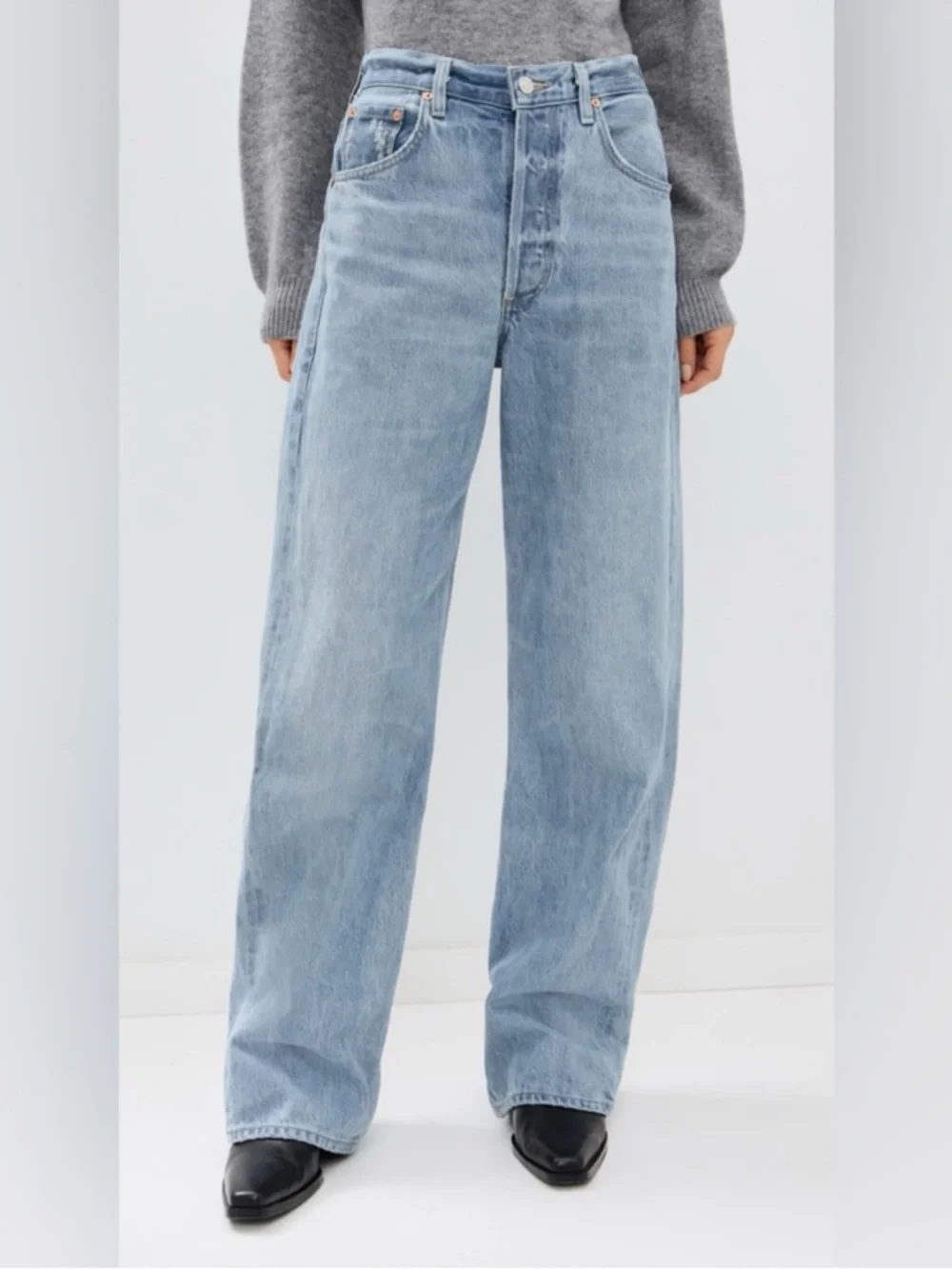 Citizens Of Humanity Jeans Ayla Baggy in Skylights Light Wash - Picture 3 of 10